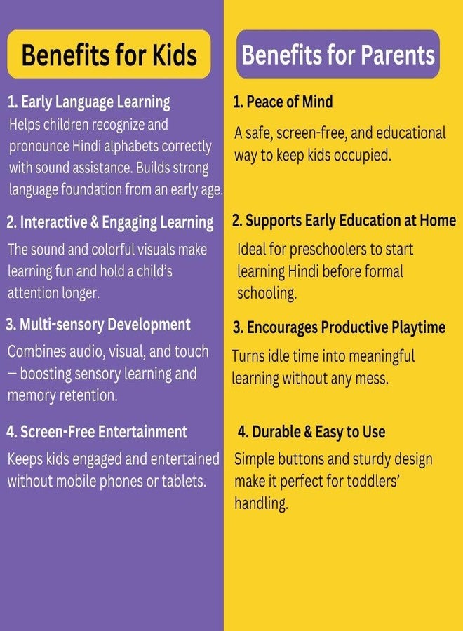 Braintastic كتاب تعليمي تفاعلي جديد من Braintastic لتعليم اللغة الهندية مع قلم | كتاب ناطق للأطفال | لعبة تعليمية للتعلم المبكر (من عمر سنتين فما فوق) (كتاب إلكتروني باللغة الهندية) - Image 5